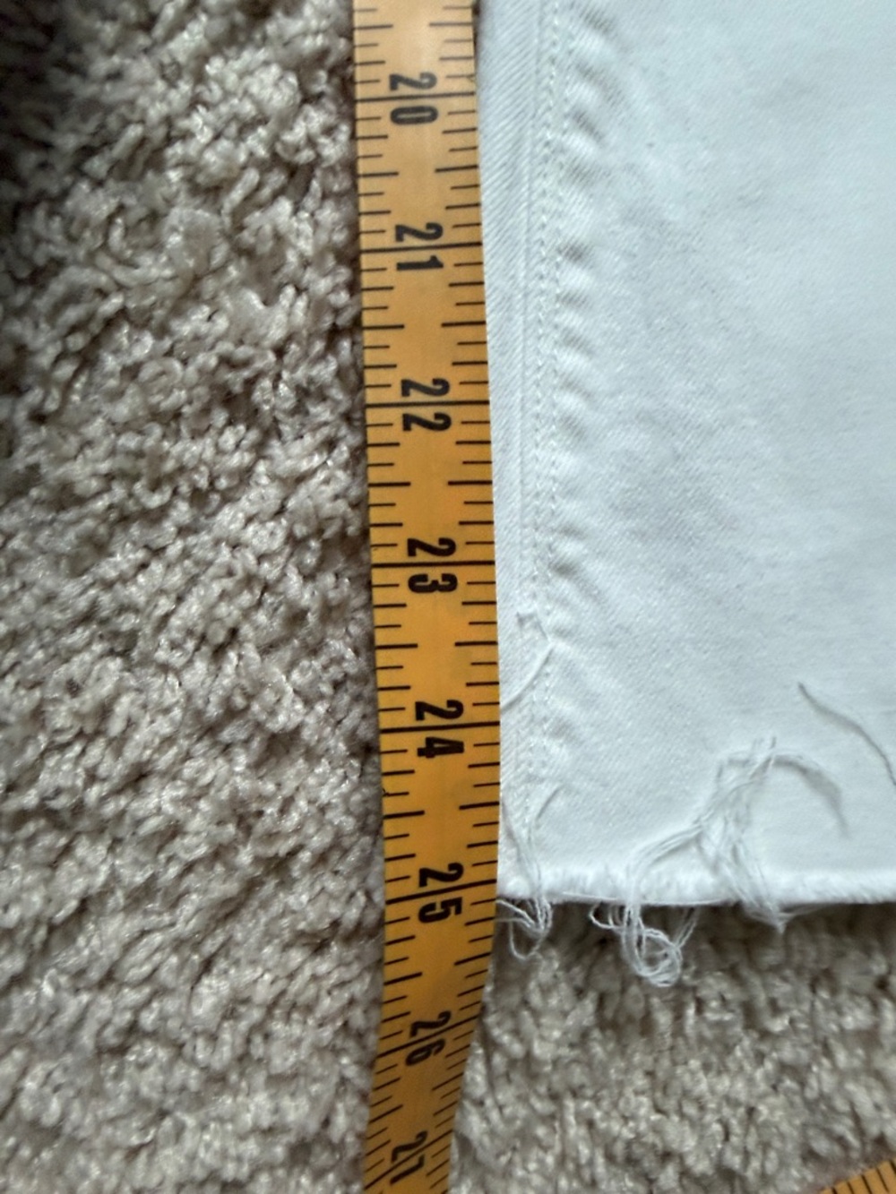 SPANX White Flared Jeans with Subtle Raw Hem - Picture 5 of 5